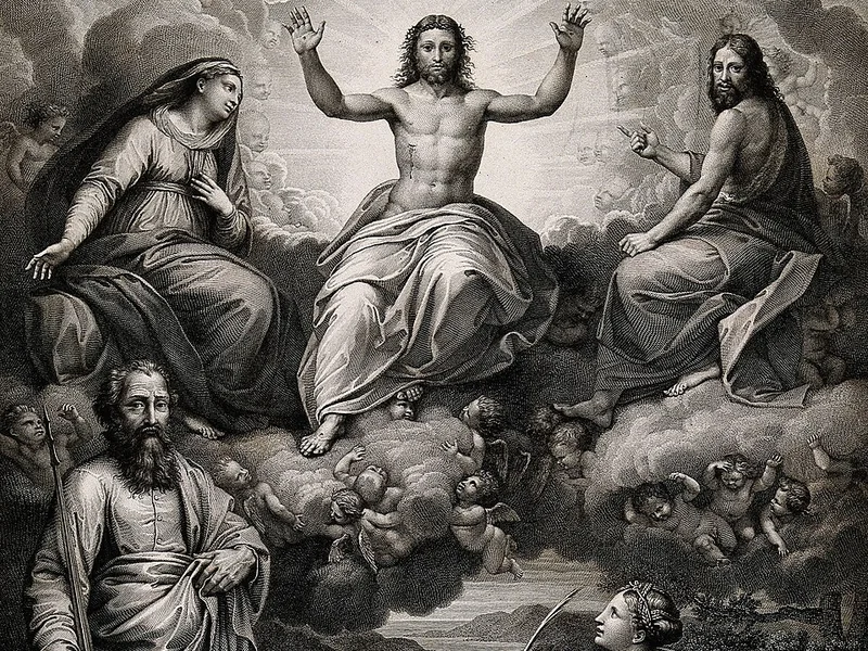 1785-Théodore Richomme - Cristo con l'apostolo Paolo